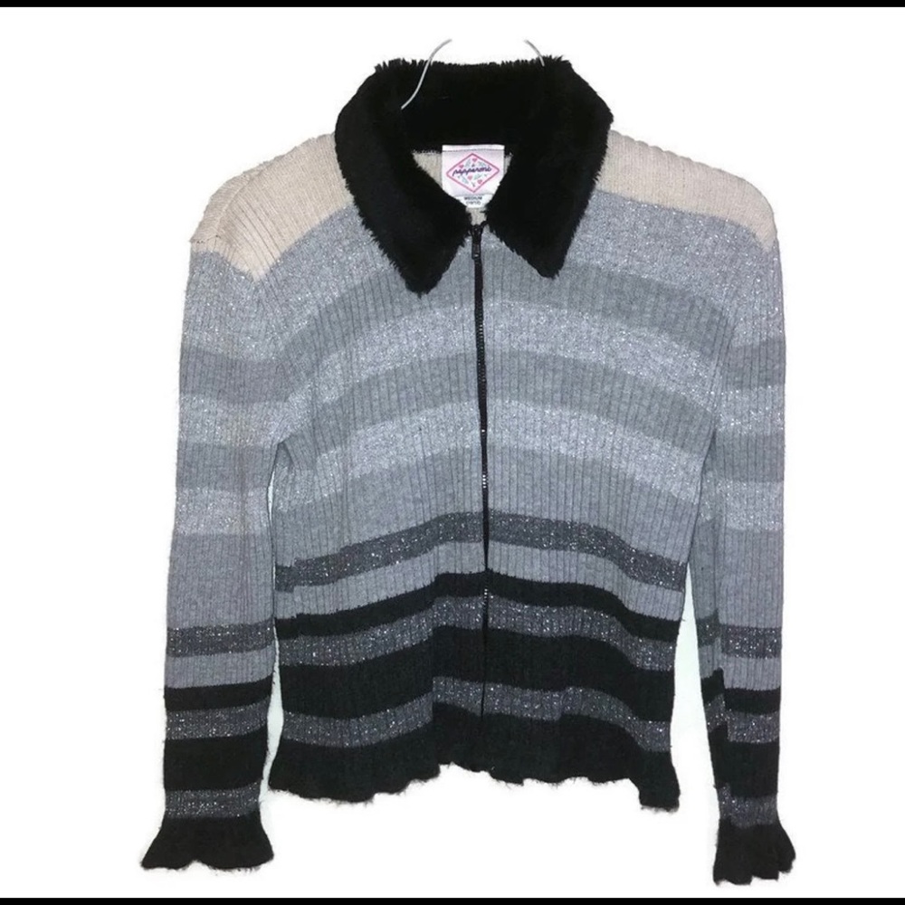 Papparoni Girl's Glitter Sweater | Size 10